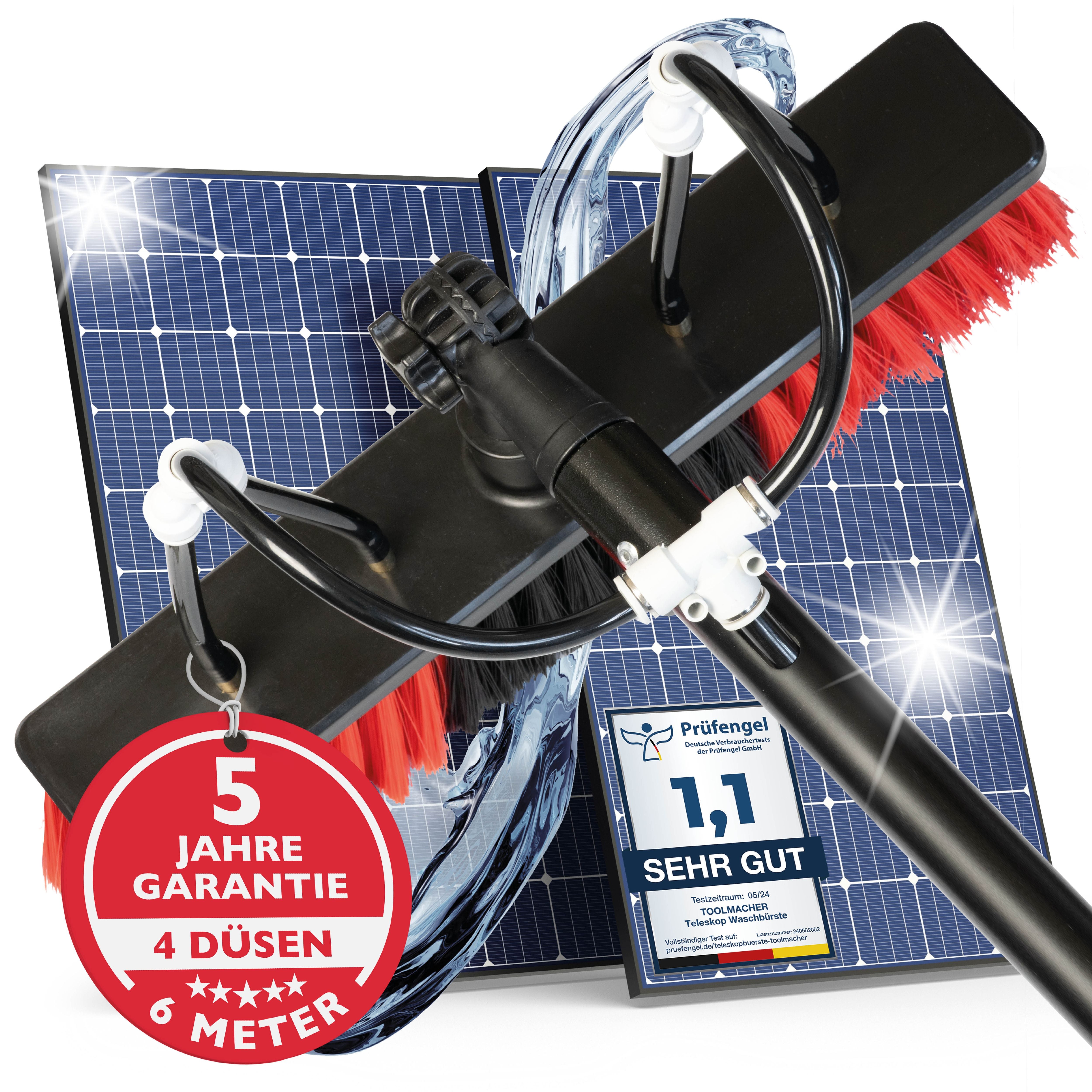 Teleskop Waschbürste 6 Meter