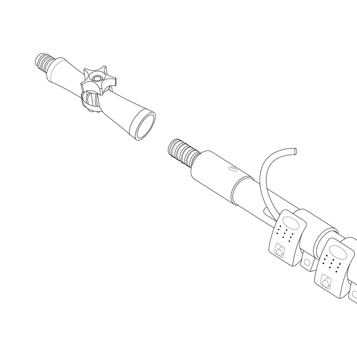 Adapter aufschrauben