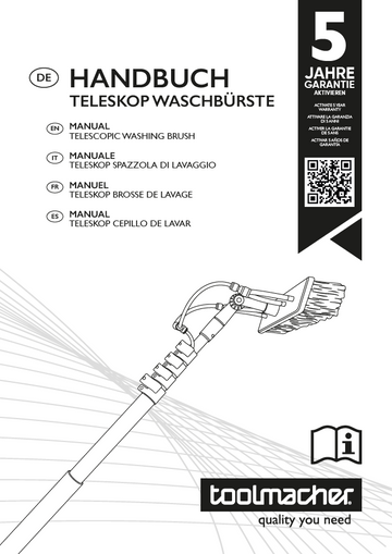 Handbuch Teleskop Waschbürste