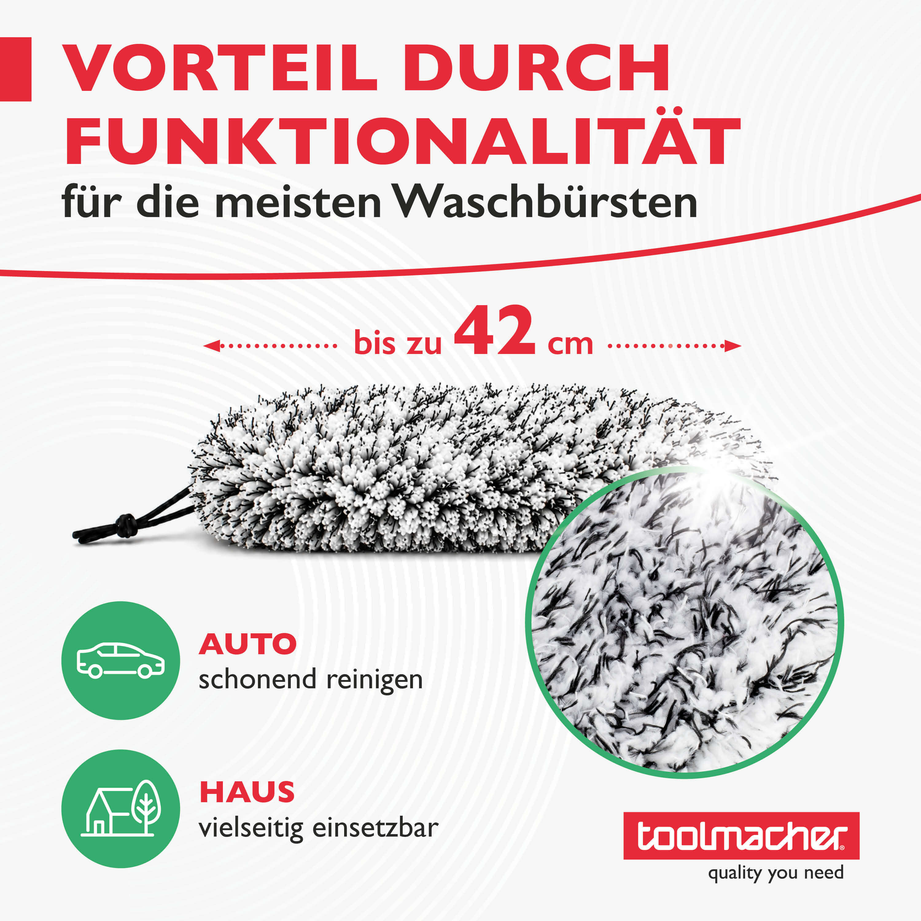 Waschbürstenüberzug