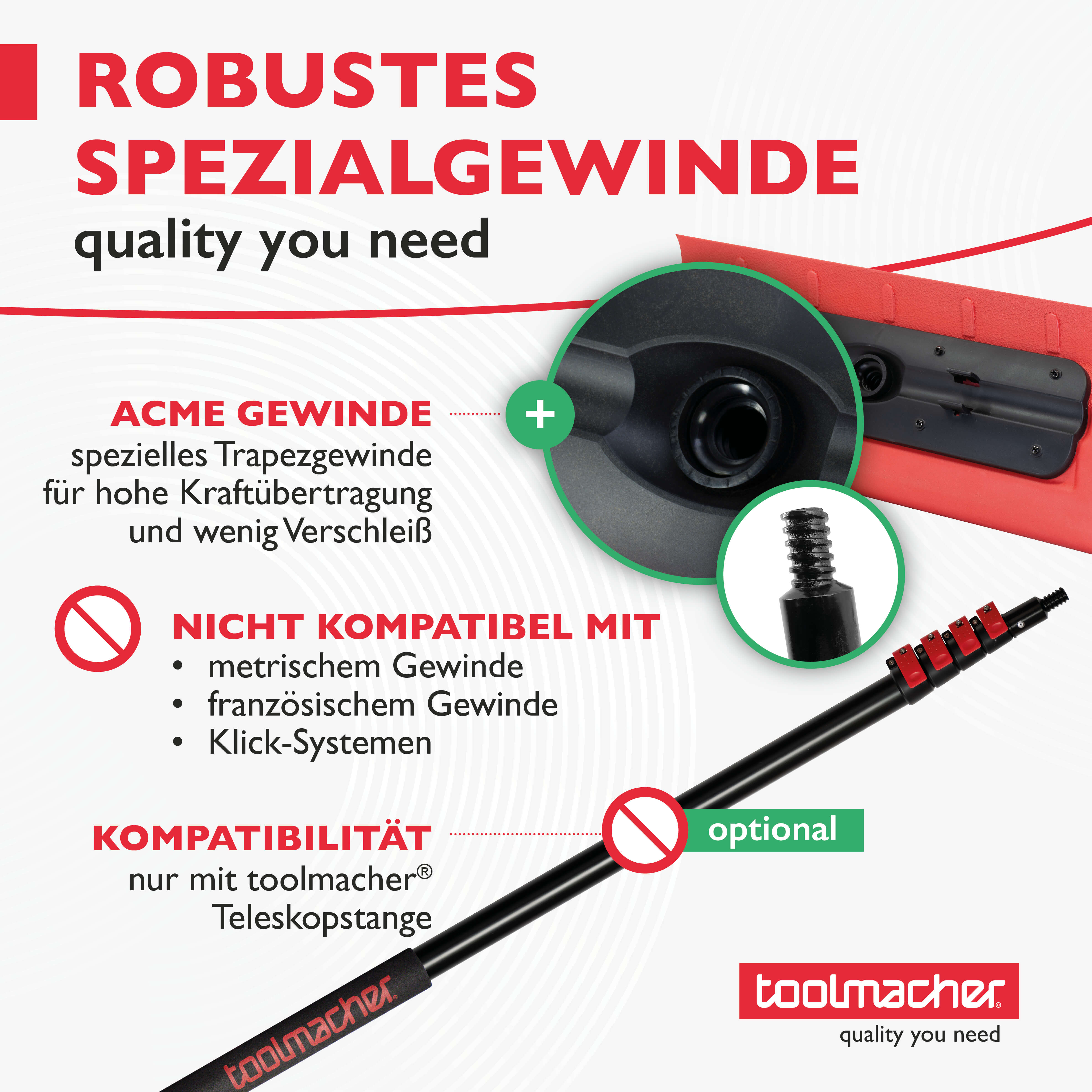 toolmacher® professional snow shovel and roof clearer