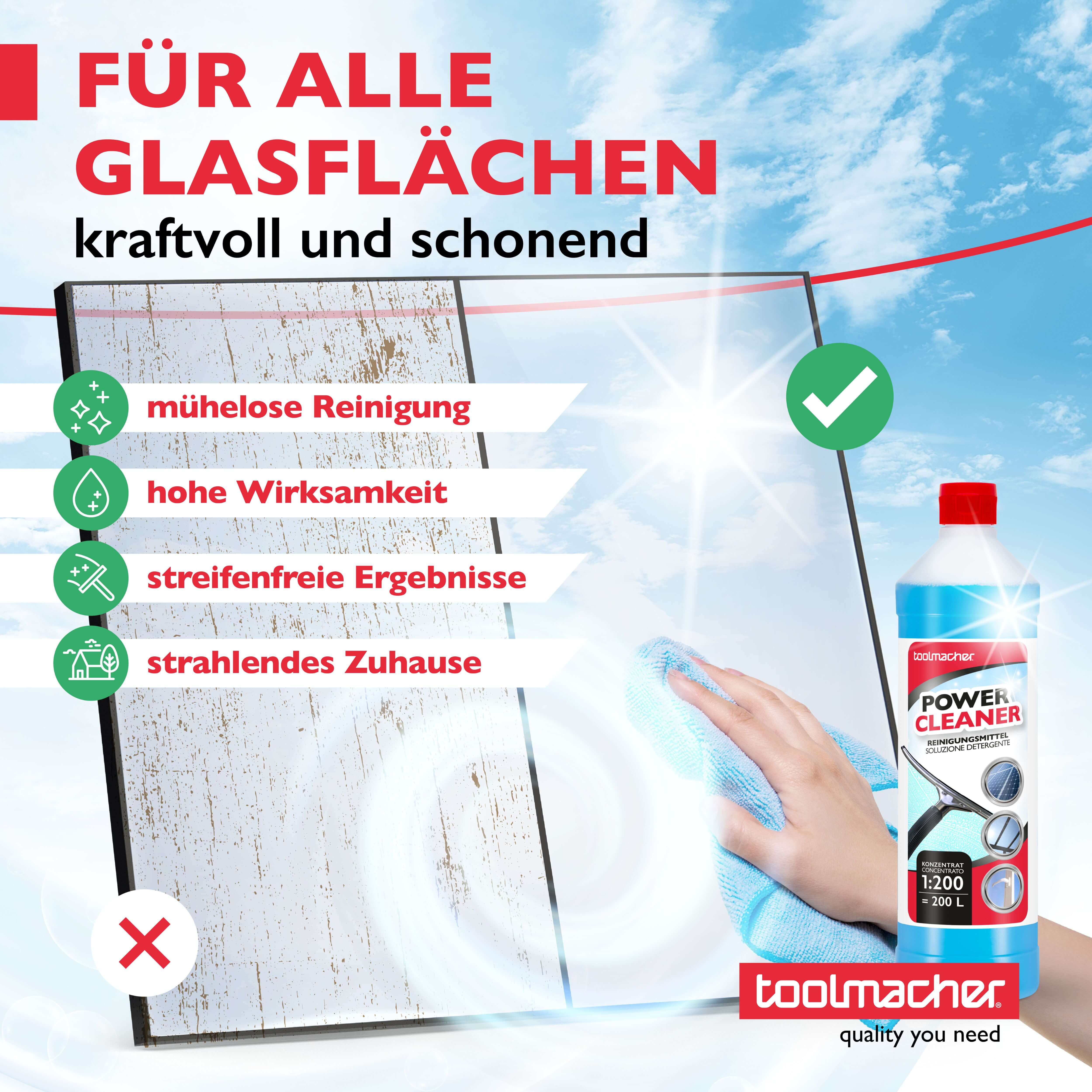POWER CLEANER Fensterreiniger Konzentrat 1:200