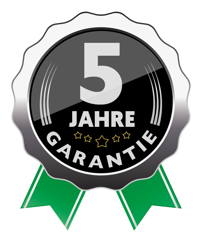 5 Jahre Garantie