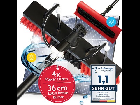 toolmacher® Teleskop Waschbürste 6 Meter - inklusive Schneeschild